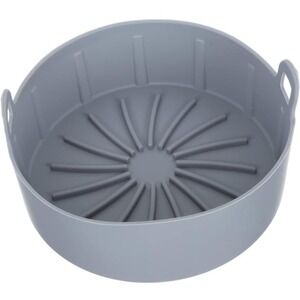 Air Fryer Baking Basket Grey Air Fryer Accessory Cooking Tool for Oven Reusable